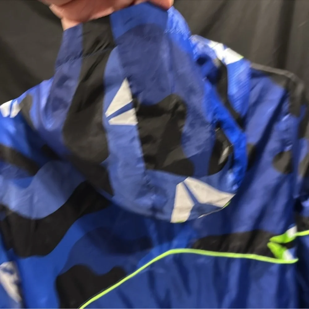 Reebok Kids Vibrant Blue and Neon Jacket
